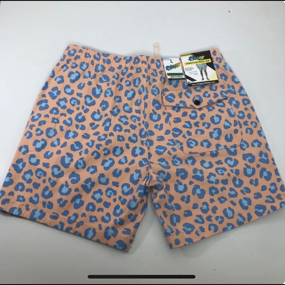 New! Plugg Stretch Pull On Pasteleopard M - Picture 2 of 2